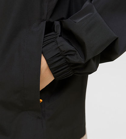 Jack & Jones Regnjakki - PE - JjefLynn - Svart/Dark Cheddar Zipp