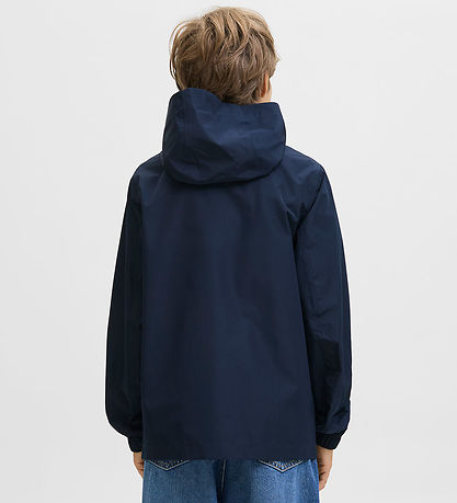 Jack & Jones Rain Jacket - JjefLynn - Sky Captain/Dark Cheddar