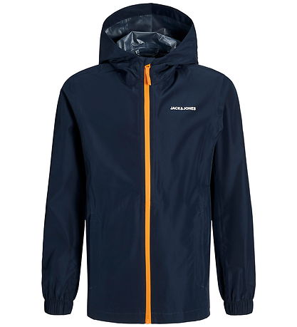 Jack & Jones Rain Jacket - JjefLynn - Sky Captain/Dark Cheddar