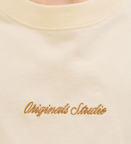 Jack & Jones Stuttermabolur - Noos - JorNorrebro - Antique White