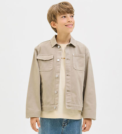 Jack & Jones Stuttermabolur - Noos - JorNorrebro - Antique White