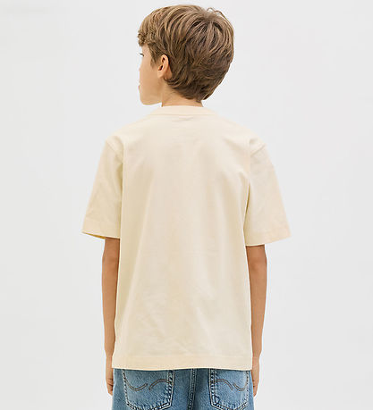 Jack & Jones Stuttermabolur - Noos - JorNorrebro - Antique White