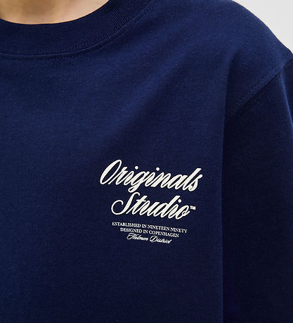 Jack & Jones Stuttermabolur - JorNorrebro - Ocean Hellirinn M. P