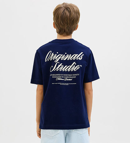 Jack & Jones Stuttermabolur - JorNorrebro - Ocean Hellirinn M. P