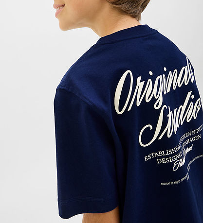 Jack & Jones Stuttermabolur - JorNorrebro - Ocean Hellirinn M. P