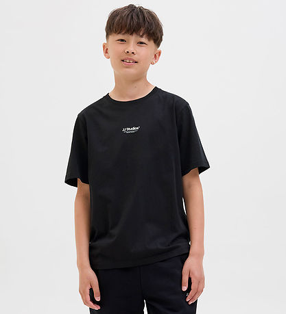 Jack & Jones Stuttermabolur - Noos - JjeSoho - Black