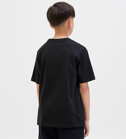 Jack & Jones Stuttermabolur - Noos - JjeSoho - Black
