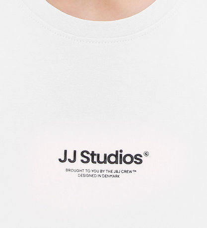 Jack & Jones Stuttermabolur - Noos - JjeSoho - White