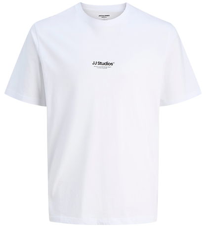 Jack & Jones Stuttermabolur - Noos - JjeSoho - White