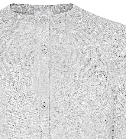 Grunt Cardigan - Prjónað - Gæsin - Grey