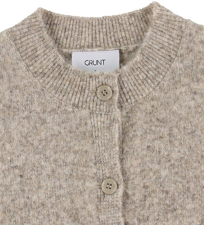 Grunt Cardigan - Knitted - GrIsa - Nature