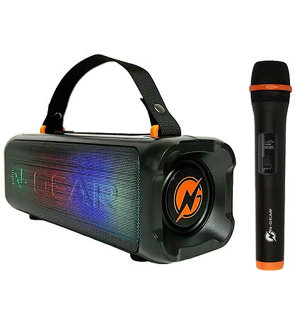 N-Gear Speaker with 1 Microphone - Wireless - Black