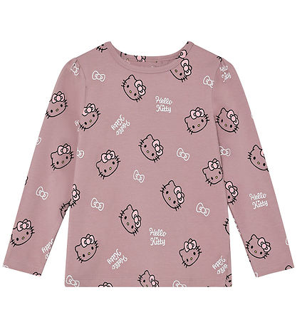 Minymo Bluse - Hello Kitty - Holzrose