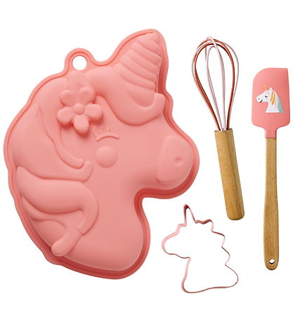 Rice Bake Kit - Silicone - 4 Parts - Coral
