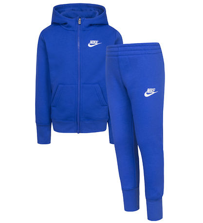 Nike Sweat Set - Cardigan/Sweatpants - Game Royal