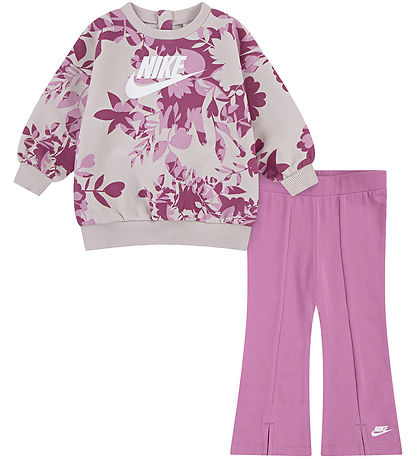 Nike Sett - Leggings/Peysa - Töfrar Flamingo