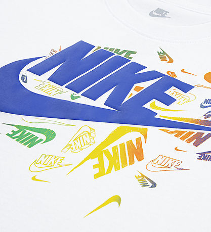 Nike Stuttermabolur - Félag kynnt - Hvítt
