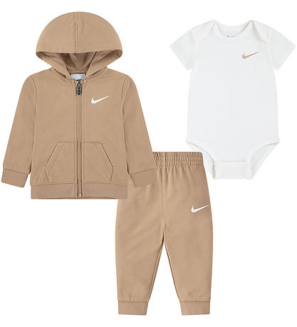 Nike Set - Cardigan/Sweatpants/Bodysuit s/s - Hemp