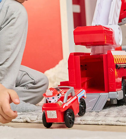 Paw Patrol Feuerwehrauto - vier Rettung Deluxe Feuerwehrauto