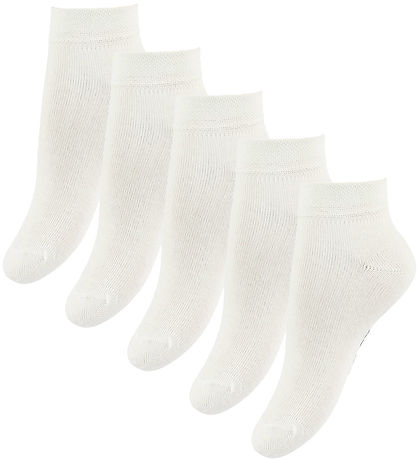 Fuzzies Enkelsokken - 5-pack - Wit