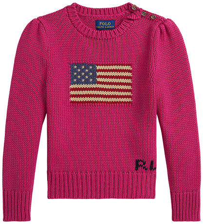 Polo Ralph Lauren Pusero - Neulottu - Preppy Vaaleanpunainen M. 