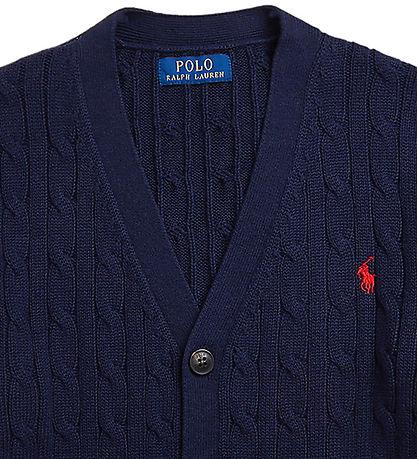Polo Ralph Lauren Neuletakki - Neulottu - Kaapeli - Laivastonsin