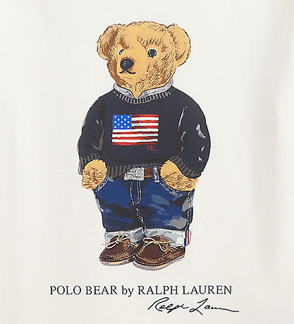 Polo Ralph Lauren Stuttermabolur - White Core Bear