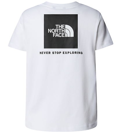 The North Face Stuttermabolur - Hvítt M. Lógó