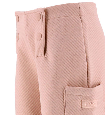 Emporio Armani Byxor - Rib - Mahogany Rose