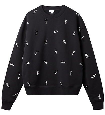 Lala Berlin Sweatshirt - Shiloh - Schwarz m. Weiß