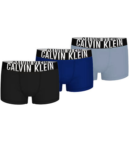 Calvin Klein Boxers - 3-Pack - Fadeddenim/Boldblue/Black