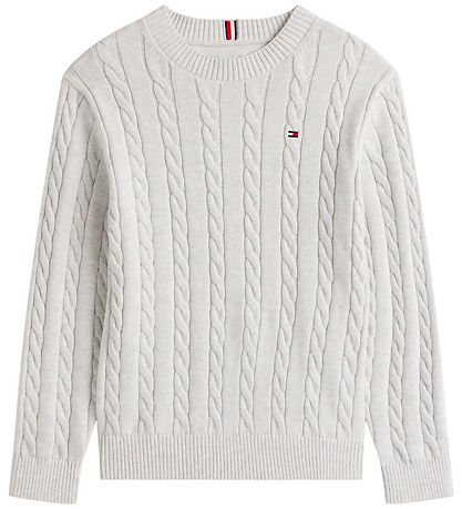 Tommy Hilfiger Bluse - Strick - Grau Meliert