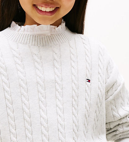 Tommy Hilfiger Blouse - Knitted - Grey Melange