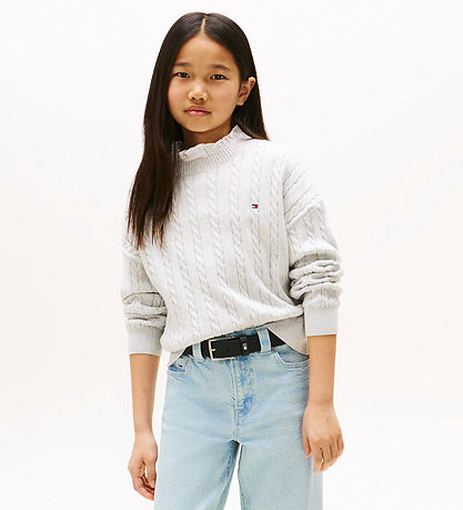 Tommy Hilfiger Blouse - Knitted - Grey Melange