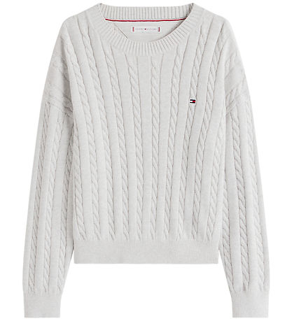 Tommy Hilfiger Blouse - Knitted - Grey Melange