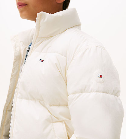 Tommy Hilfiger Steppjacke - Flagge Pouf - Ivory Seide