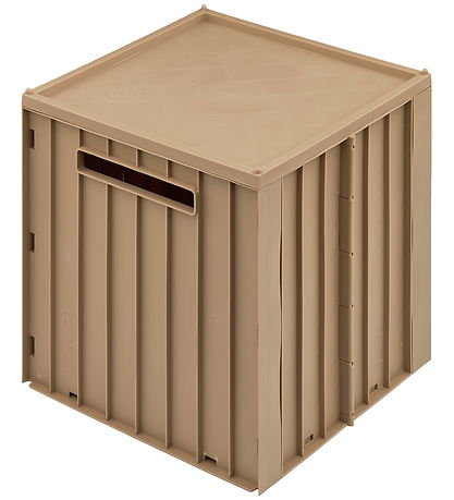 Liewood Foldable Box w. Lid - 30,5x32x31,5 cm - Elijah - Oat