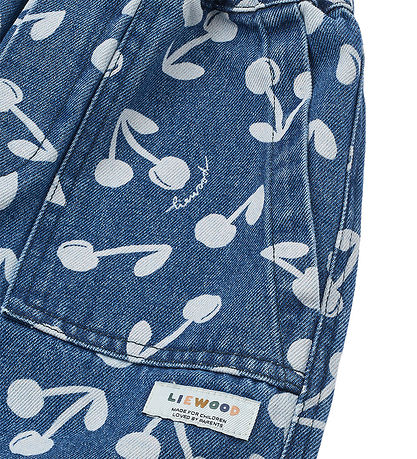 Liewood Jeans - Cesar - Cherry Blossom/Medium+ Blue