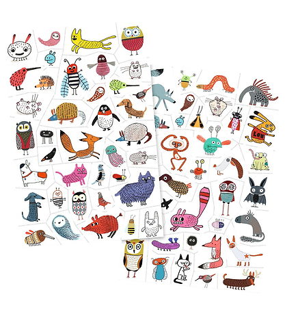 Djeco Tattoos - Little Critters - 50+ Tattoos