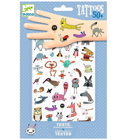 Djeco Tattoos - Little Critters - 50+ Tattoos