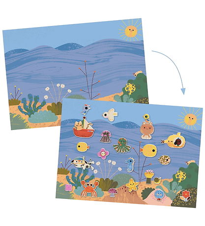 Djeco Stickers - Removable - Summertime