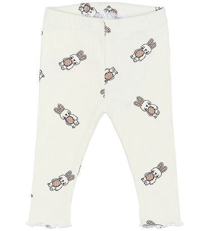 The New Leggings - Rib - TnsbPippa - Cloud Dancer AOP