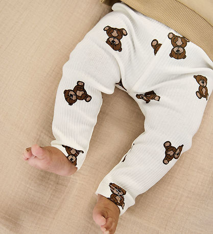 The New Leggings - Rib - TnsbPaulo - Cloud Dancer AOP
