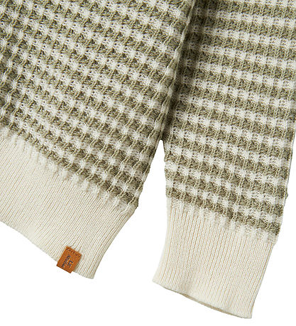 Lil' Atelier Cardigan - Prjónað - NmmHalma - Sjógras