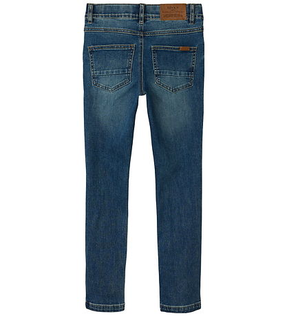 Name It Gallabuxur - Núll - Slim - NkmTheo - Dark Blue Denim