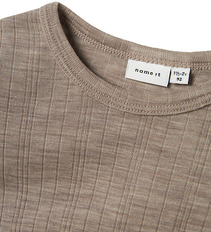 Name It Blouse - Wool - Noos - NmmWang - Satellite