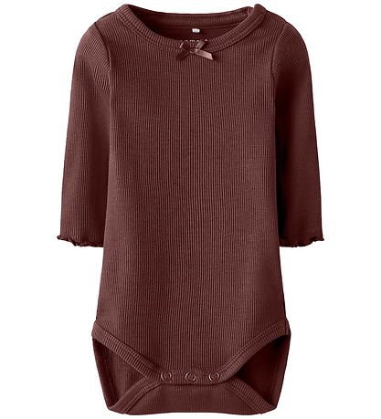Name It Bodysuit l/s - Rib - Nbfkaylina - Andorra