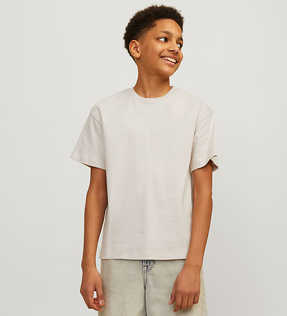 Jack & Jones Stuttermabolur - Núna - JjeUrban - Moonbeam/Loose