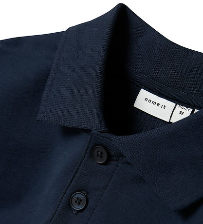 Name It Pólóskyrta - NmmLeopold - Dökkblátt Blazer