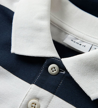 Name It Polobluse - NmmLeopold - Bright White